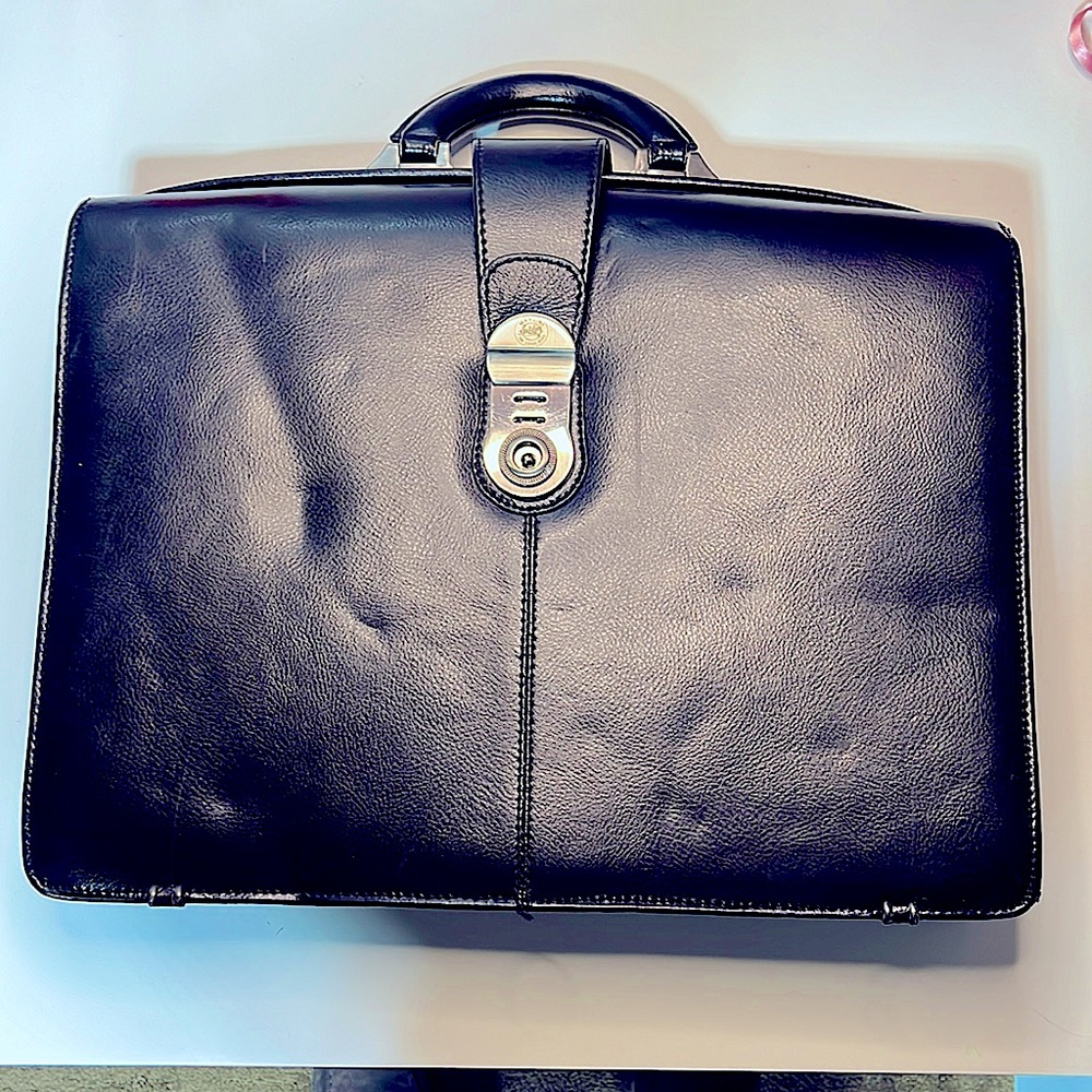 Mancini vintage style briefcase